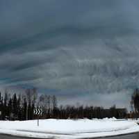 Dark Clouds Above Anchorage, Alaska