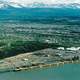 Port of Anchorage Aerial View in Alaska