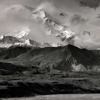 Landscape Scenic of Denali in Denali National Park, Alaska