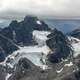 Flyover scenic view of Gates of the Arctic National Park, Alaska