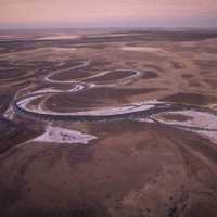 Aerial View of Flyover at Katmai National Park