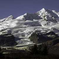 Mount Stellar landscape in Katmai National Park, Alaska