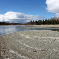 Shoreline Landscape at the Mouth of the Brooks River