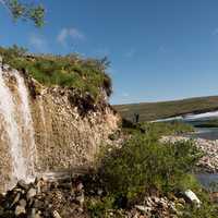 Waterfall at Katmai National Park