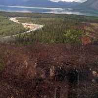 Aerial View of Lake Clark National Park, Alaska