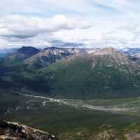 Chakachamma Lake Landscape at Lake Clark National Park