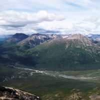 Chakachamma Lake Landscape at Lake Clark National Park