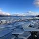 Ice Breakup on Lake Clark in Alaska