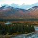 Landscape and fall foilage along the Chilikadrotna River