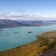Landscape View Across lake Clark in Alaska