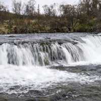 Small Waterfalls landscape in Katmai National Park, Alaska