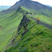 Green Hills landscape in Alaska