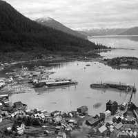 Harbor of Wrangell, Alaska in 1897