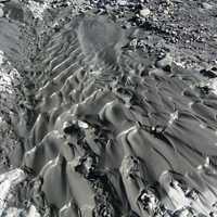 Mud flow patterns in Alaska