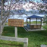 Obihiro Park in a Gazebo in Seward, Alaska