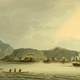 Russian sloop of war Neva visits Kodiak, Alaska in 1805