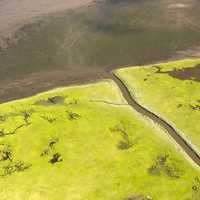 Waterways landscape and riverbed