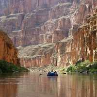 Boating in the Colorado River in Grand Canyon National Park, Arizona