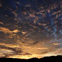 Dramatic Skies with clouds during Dusk and Sunset