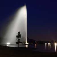 Fountain Hills water spray in Arizona