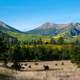 Landscape of Lockett meadow from the campground