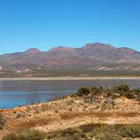 Roosevelt Lake Panoramic View in Arizona