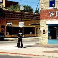 Standin' on the Corner Park and mural in Winslow, Arizona