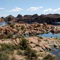 Watson Lake and Rocks in Arizona