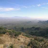 Landscape of the Desert at Saguaro National Park, Arizona