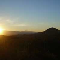 Desert Sunrise in Tuscon, Arizona