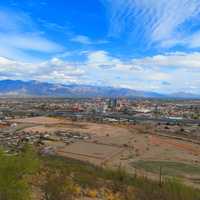 Sky and Cityscape in Tuscon, Arizona