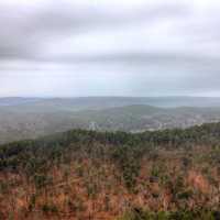 Clouds over Hills at Hot Springs Arkansas