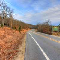 Mountain Road at Mount Magazine Arkansas