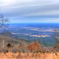 The Ozark valley at Mount Magazine, Arkansas