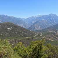 Landscape of the Hills in King's Canyon National Park