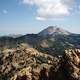 Peak and Volcano at Lassen Volcanic National Park, California