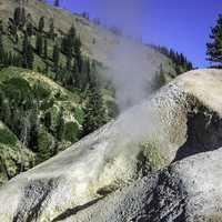 Thermal Vents at Sulfur Works at Lassen Volcanic National Park, California