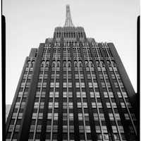 Richfield Tower before demolishment in Los Angeles, California