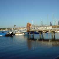 Romantic gondola rides in Long Beach through Naples in California