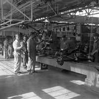 The new Ford assembly plant in Long Beach, 1930 in Greater Los Angeles Area, California