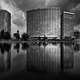 Black and White Skyline in Oakland, California