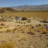 Desert landscape and Cleanup in California