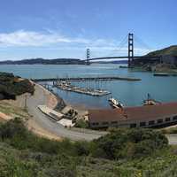 Fort Baker Panoramic with Golden Gate Bridge