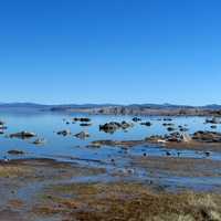 Mono Lake at Sierra Nevada landscape