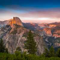 Mountain Landscape under skies in California