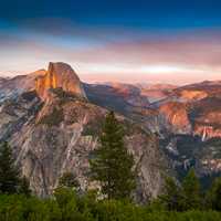 Mountain Landscape under skies in California