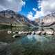 Scenic Lake landscape of Convict Lake