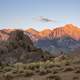 Scenic landscape of the Alabama Hills in California