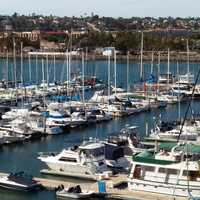 Boat Marina in San Diego, California