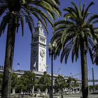 Ferry Building along the Embarcadero in San Francisco, California